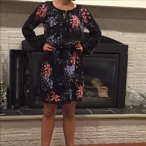 NEW WHBM Bohemian Shirt Dress Nvy/Pnk 10P